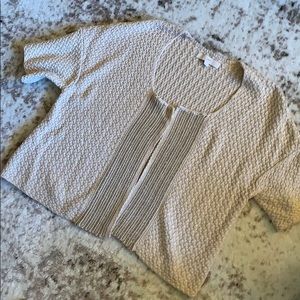 Loft short sleeve open cardigan